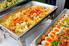Gerecht uit het Thaise cateringbuffet